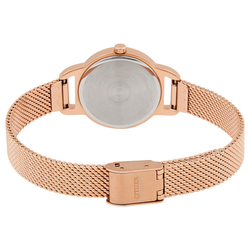 Citizen Quartz Rose Dial Rose Gold-tone Ladies Watch EZ7003-51X - The Watches Men & Co #3