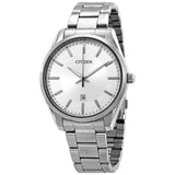 Citizen Quartz Silver Dial Stainless Steel Men's Watch BI1030-53A - The Watches Men & Co