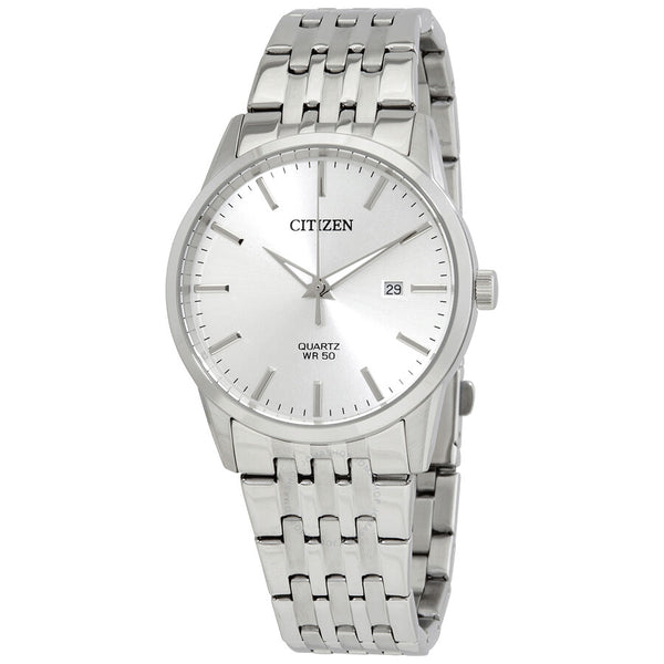 Citizen Quartz Silver Dial Stainless Steel Men's Watch BI5000-87A - The Watches Men & Co