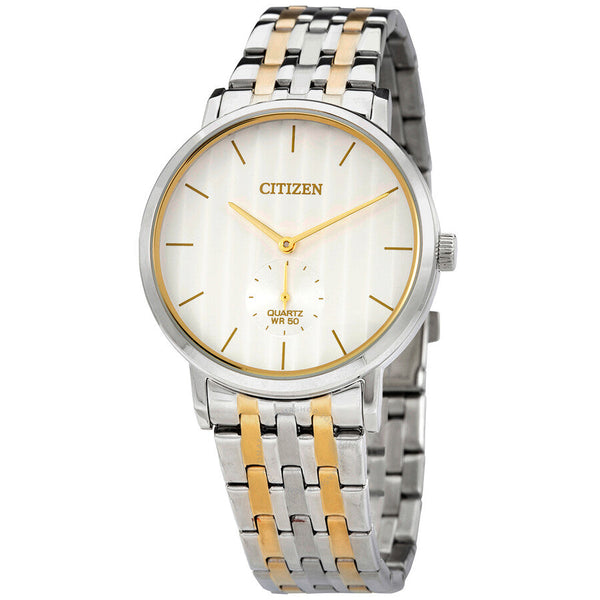Citizen Quartz Silver Dial Two-tone Men's Watch BE9174-55A - The Watches Men & Co