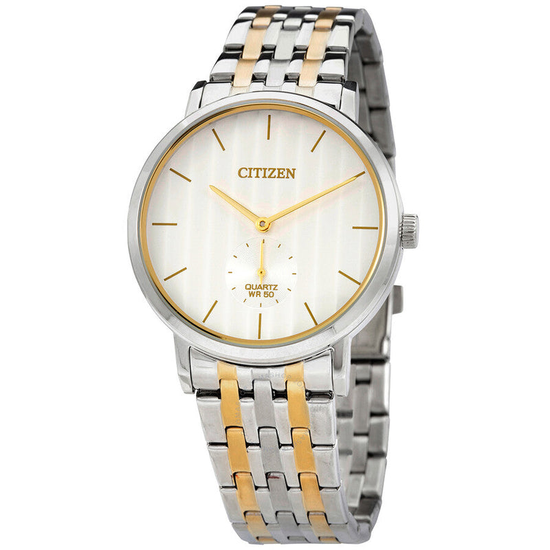 Citizen Quartz Silver Dial Two-tone Men's Watch BE9174-55A - The Watches Men & Co
