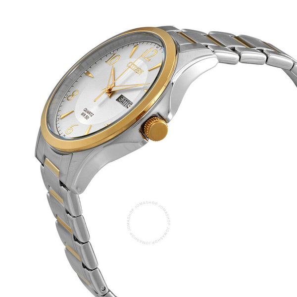 Citizen Quartz Silver Dial Two-tone Men's Watch BF2005-54A - The Watches Men & Co #2