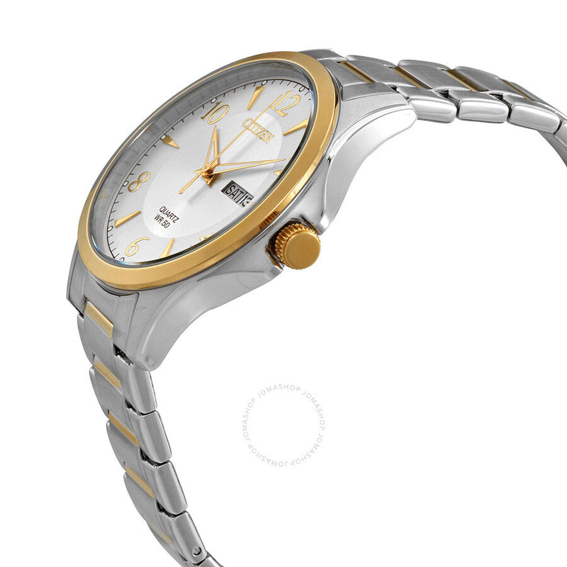 Citizen Quartz Silver Dial Two-tone Men's Watch BF2005-54A - The Watches Men & Co #2