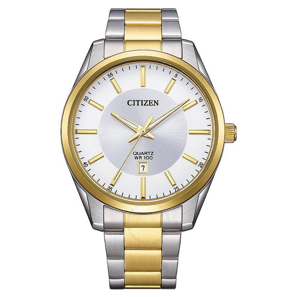 Citizen Quartz Silver Dial Two-Tone Men's Watch BI1036-57A - The Watches Men & Co