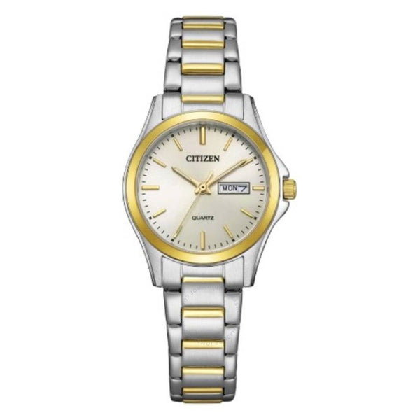 Citizen Quartz Two-Tone Ladies Watch EQ0614-52A - The Watches Men & Co