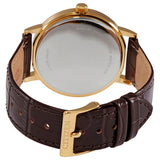 Citizen Quartz White Dial Brown Leather Men's Watch BI5072-01A - The Watches Men & Co #3