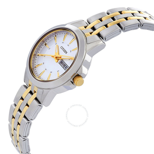 Citizen Quartz White Dial Ladies Watch EQ0608-55A - The Watches Men & Co #2