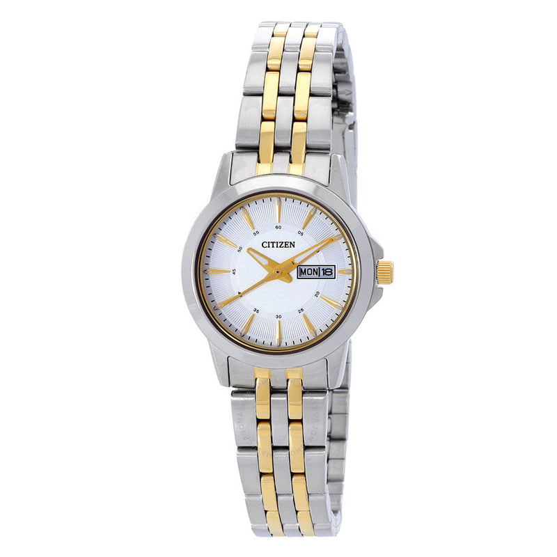Citizen Quartz White Dial Ladies Watch EQ0608-55A - The Watches Men & Co