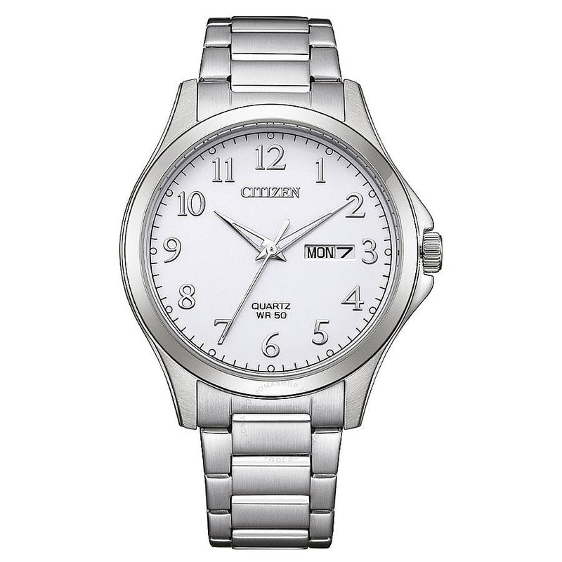 Citizen Quartz White Dial Men's Watch BF2021-82A - The Watches Men & Co