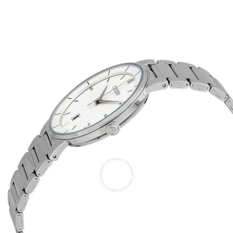 Citizen Quartz White Dial Stainless Steel Men's Watch BI5010-59A - The Watches Men & Co #2