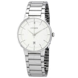Citizen Quartz White Dial Stainless Steel Men's Watch BI5010-59A - The Watches Men & Co