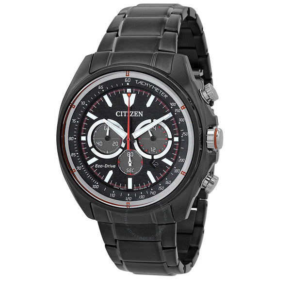 Citizen Racer Chronograph Eco-Drive Black Dial Men's Watch CA4567-82H - The Watches Men & Co