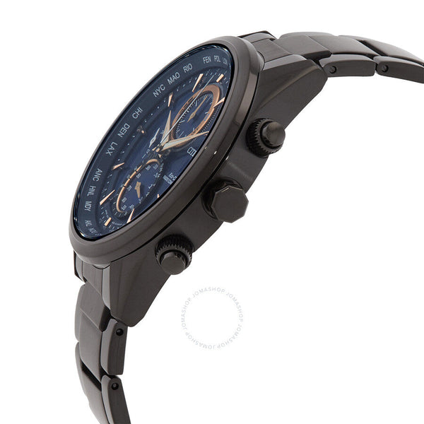 Citizen Radio-Controlled Perpetual Chronograph Blue Dial Men's Watch AT8265-81L - The Watches Men & Co #2