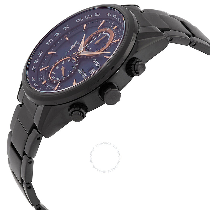 Citizen Radio-Controlled World Time Chronograph Blue Dial Men's Watch AT8265-57L - The Watches Men & Co #2