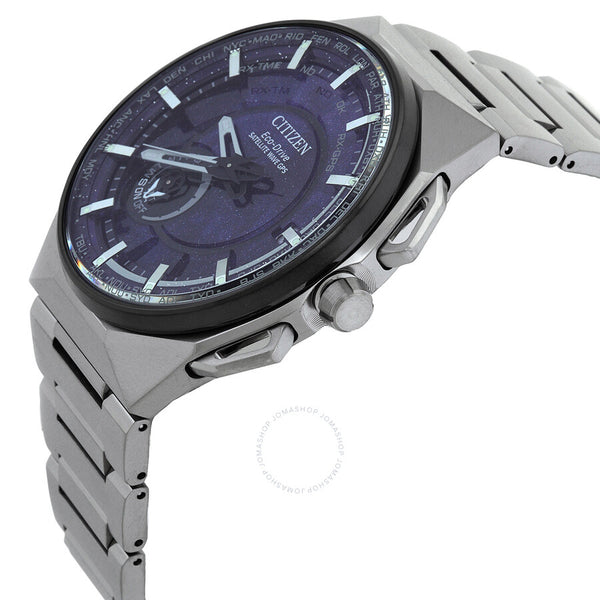 Citizen Satellite Wave X Perpetual World Time Blue Dial Men's Watch CC3097-52L - The Watches Men & Co #2