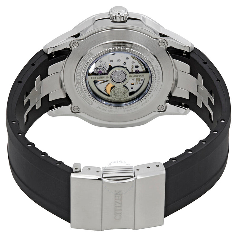 Citizen Signature Octavia Automatic Black Dial Men's Watch NB4018-04E - The Watches Men & Co #3
