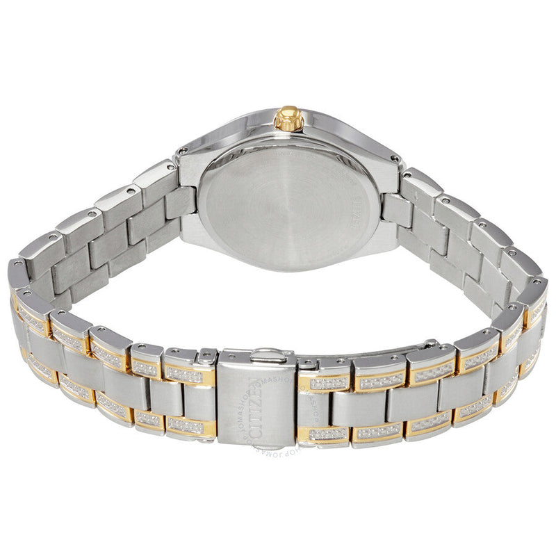 Citizen Silhouette Crystal Blue Dial Ladies Watch FE1234-50L - The Watches Men & Co #3