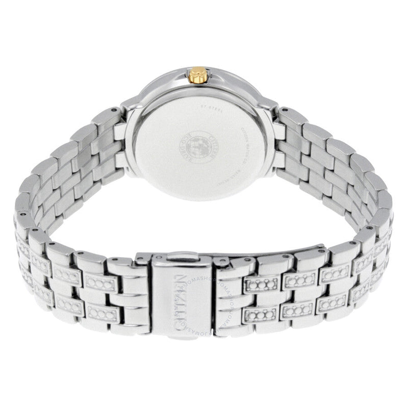 Citizen Silhouette Crystal Eco-Drive Ladies Watch EW2340-58A - The Watches Men & Co #3