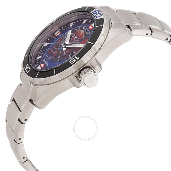 Citizen Spider-Man Eco-Drive Blue Dial Men's Watch BM7610-52W - The Watches Men & Co #2