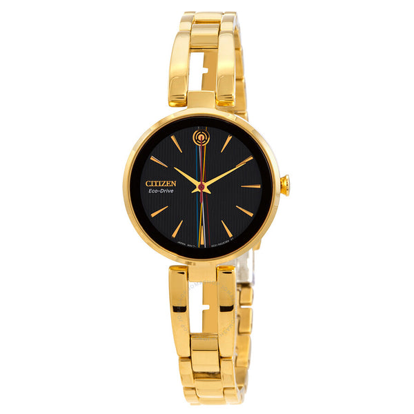 Citizen Star Wars C-3PO Black Dial Eco-Drive Ladies Watch EM0808-51W - The Watches Men & Co