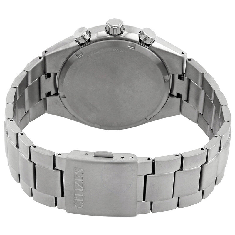 Citizen Super Titanium Chronograph Blue Dial Men's Watch CA7090-87L - The Watches Men & Co #3