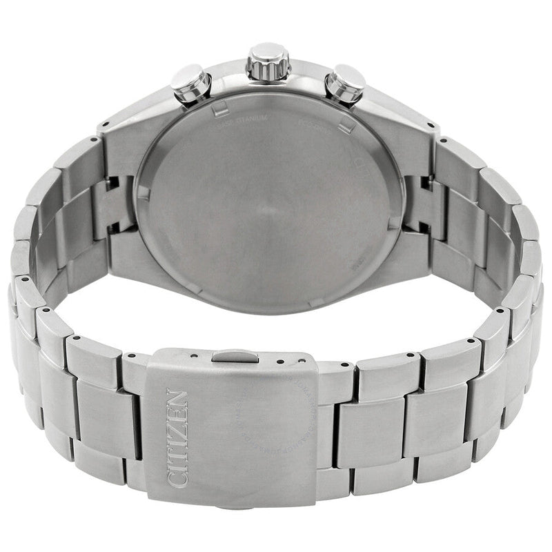 Citizen Super Titanium Chronograph Eco-Drive Red Dial Men's Watch CA7090-87X - The Watches Men & Co #3