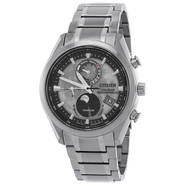 Citizen Tsuki-yomi A-T Perpetual World Time Grey Dial Men's Watch BY1010-57H - The Watches Men & Co