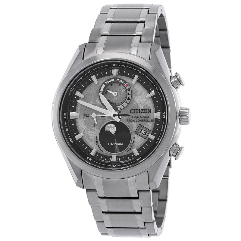 Citizen Tsuki-yomi A-T Perpetual World Time Grey Dial Men's Watch BY1010-57H - The Watches Men & Co