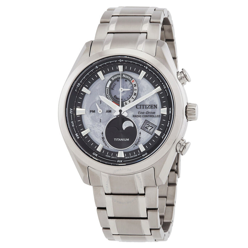 Citizen Tsuki-yomi A-T Eco-Drive Perpetual World Time Men's Watch BY1010-81H - The Watches Men & Co