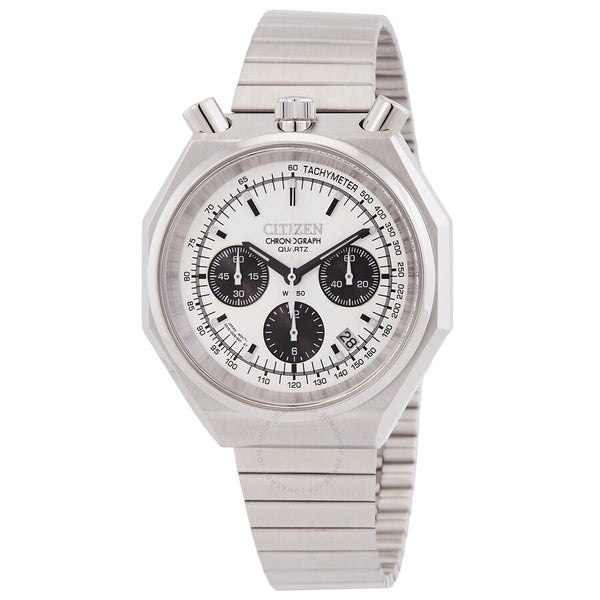 Citizen Tsuno Chronograph Quartz Silver Dial Men's Watch AN3700-62A - The Watches Men & Co