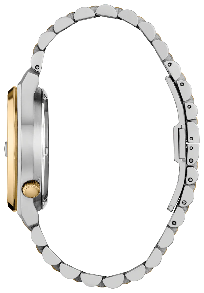 Citizen Tsuyosa 60 automatic watch side profile showing bezel and case