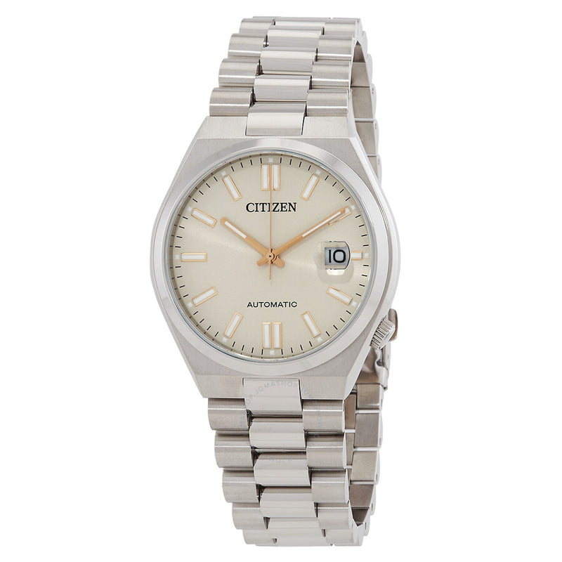 Citizen Tsuyosa Automatic Beige Dial Men's Watch NJ0151-88W - The Watches Men & Co