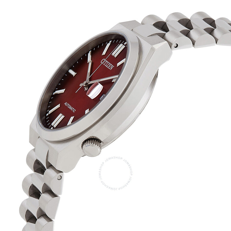 Tsuyosa Automatic Burgundy Dial Men's Watch NJ0150-56W - The Watches Men & Co #2