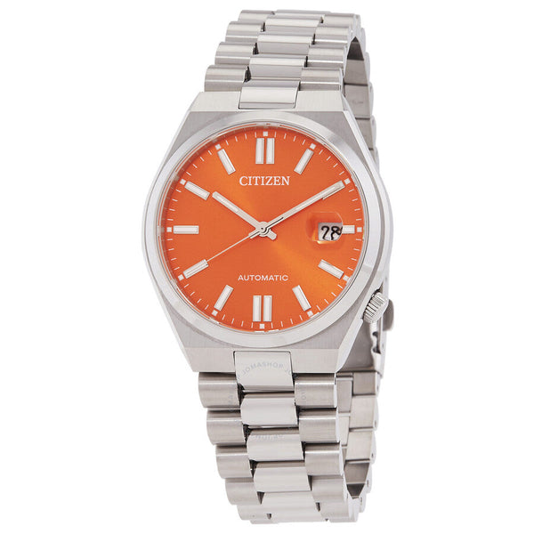 Citizen Tsuyosa Automatic Orange Dial Men's Watch NJ0151-53Z - The Watches Men & Co