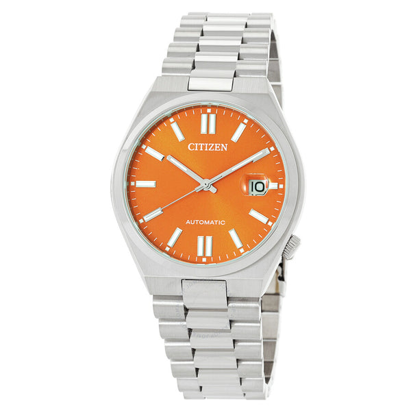 Citizen Tsuyosa Automatic Orange Dial Men's Watch NJ0151-88Z - The Watches Men & Co