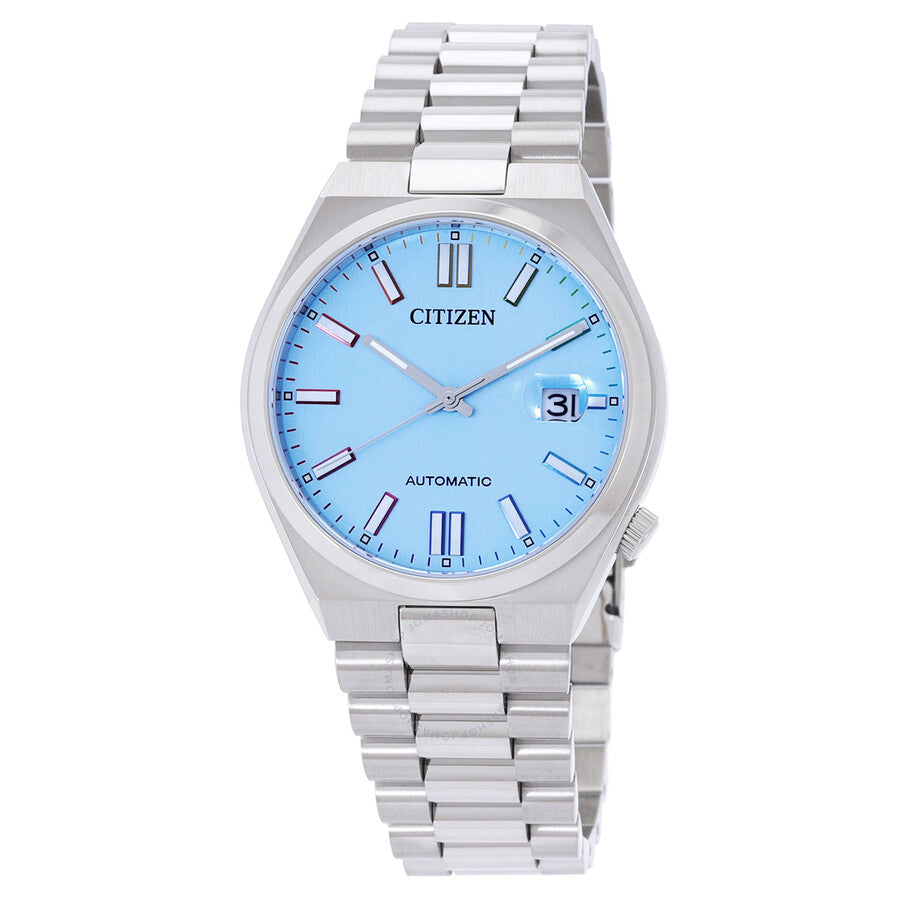 Citizen Tsuyosa automatic blue dial men's watch with stainless steel bracelet