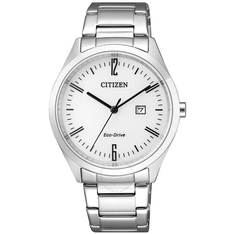 Citizen Eco-Drive White Dial Stainless Steel Ladies Watch EW2450-84A - The Watches Men & Co