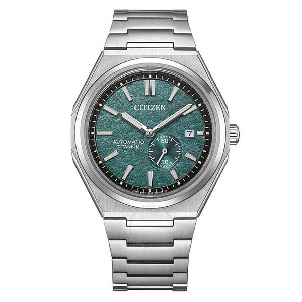 Citizen Zenshin Automatic Green Dial Men's Watch NJ0180-80X - The Watches Men & Co