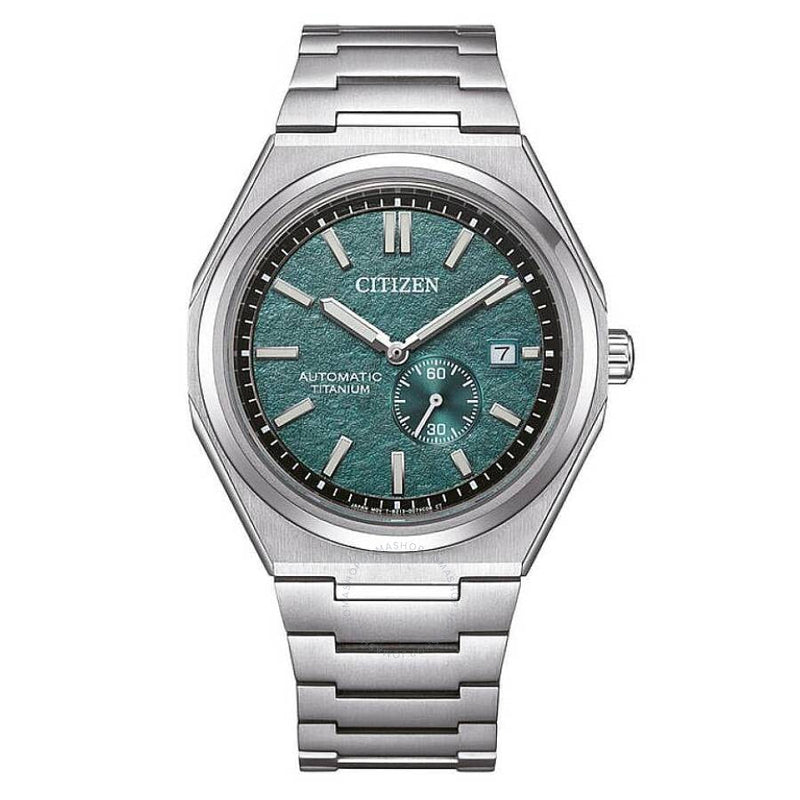 Citizen Zenshin Automatic Green Dial Men's Watch NJ0180-80X - The Watches Men & Co