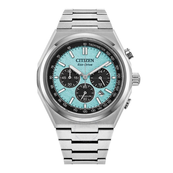 Citizen Zenshin Chrono Blue Dial Ladies Watch CA4610-85M - The Watches Men & Co