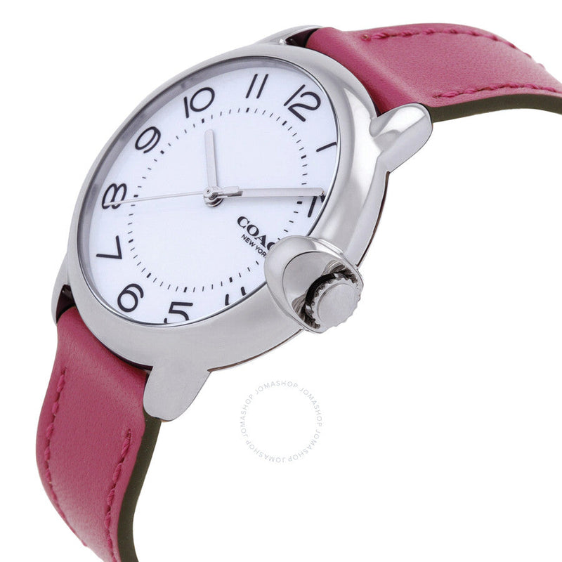Coach ARDEN Quartz White Dial Ladies Watch 14503610 - The Watches Men & Co #2