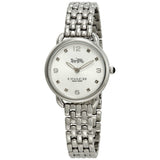 Coach Delancey Slim Quartz Crystal Silver Dial Ladies Watch 14502781 - BigDaddy Watches