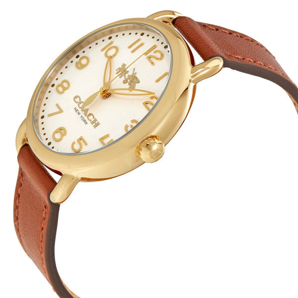 Coach Delancey White Dial Ladies Leather Watch 14502715 - BigDaddy Watches #2