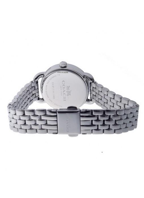 Coach Glitz watch caseback showing stainless steel and strap attachment