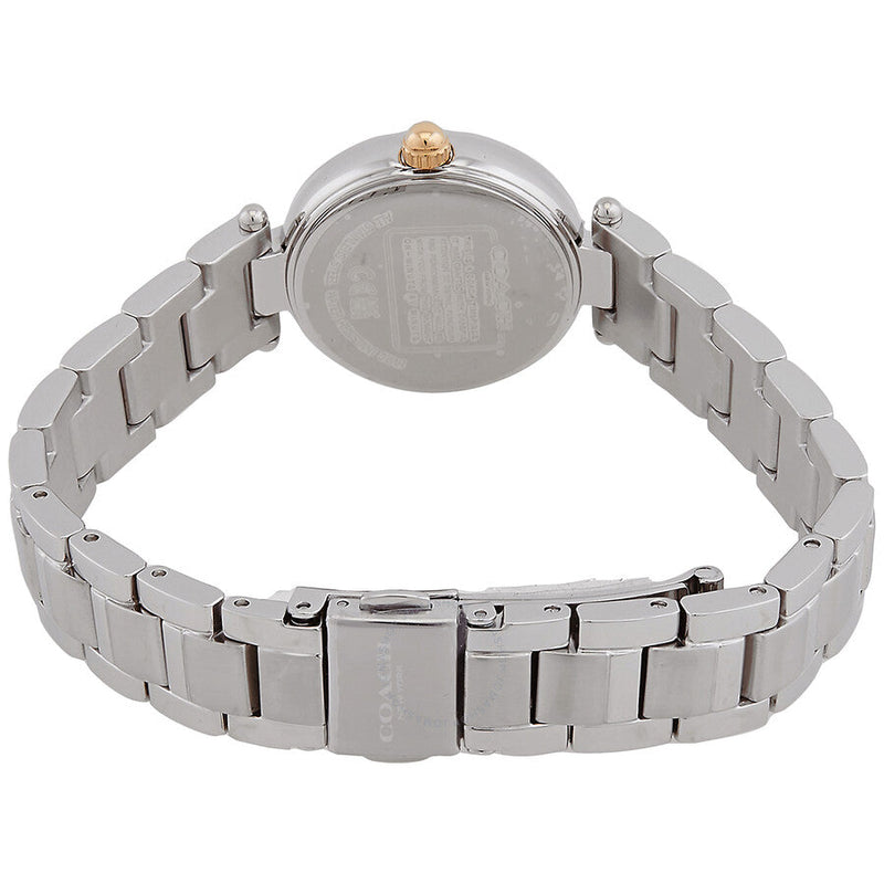 Coach Park Quartz Crystal Silver White Ladies Watch 14000092 - The Watches Men & Co #3