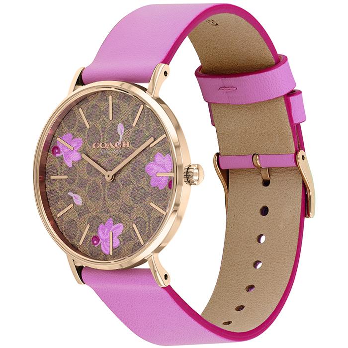 Coach Quartz Fawn Floral Dial Ladies Watch 14503442