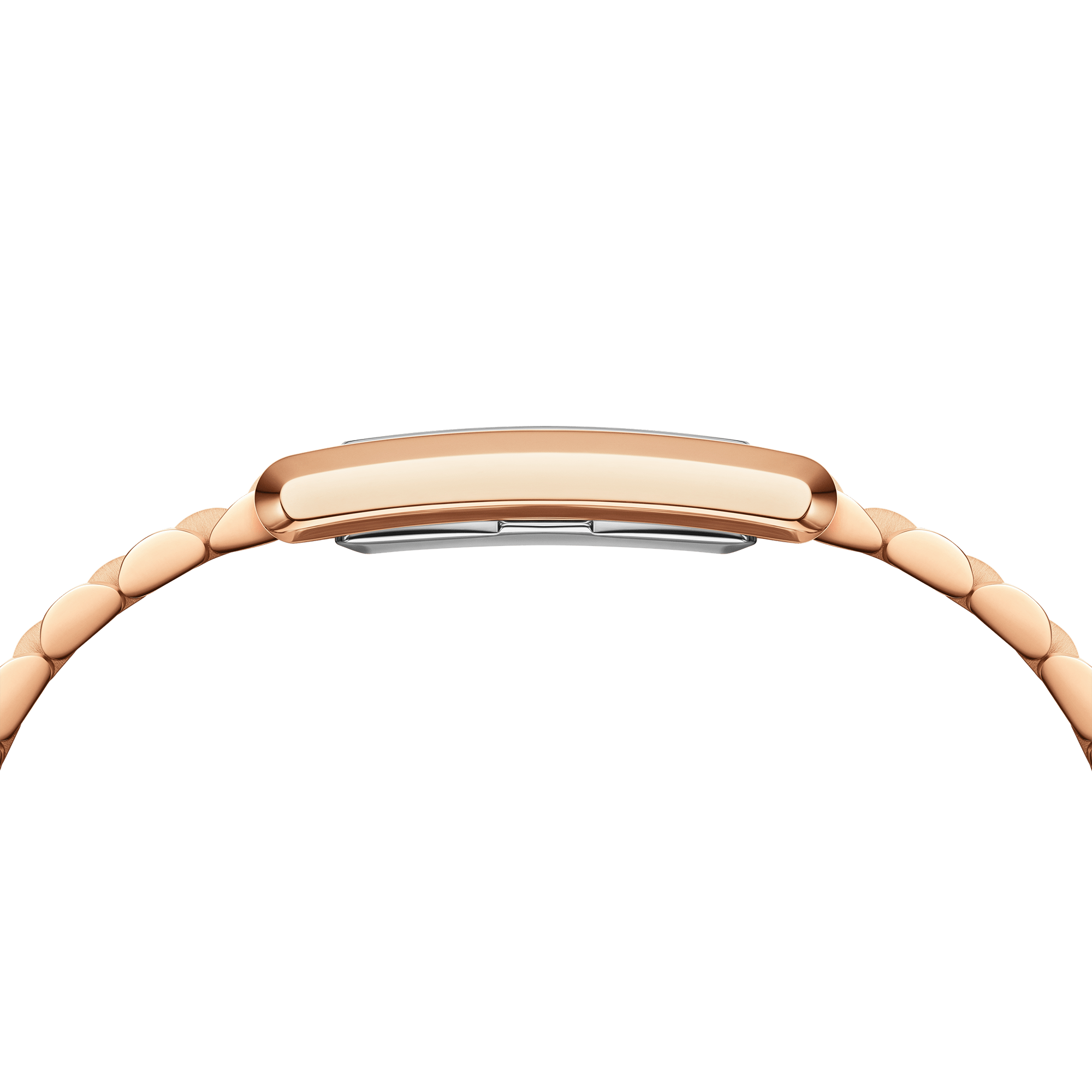 Daniel Wellington Bound 3-link rose gold metal bracelet detail
