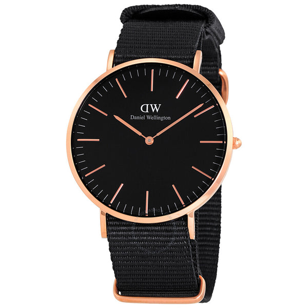 Daniel Wellington Classic Black Cornwall Watch DW00100148 - The Watches Men & Co