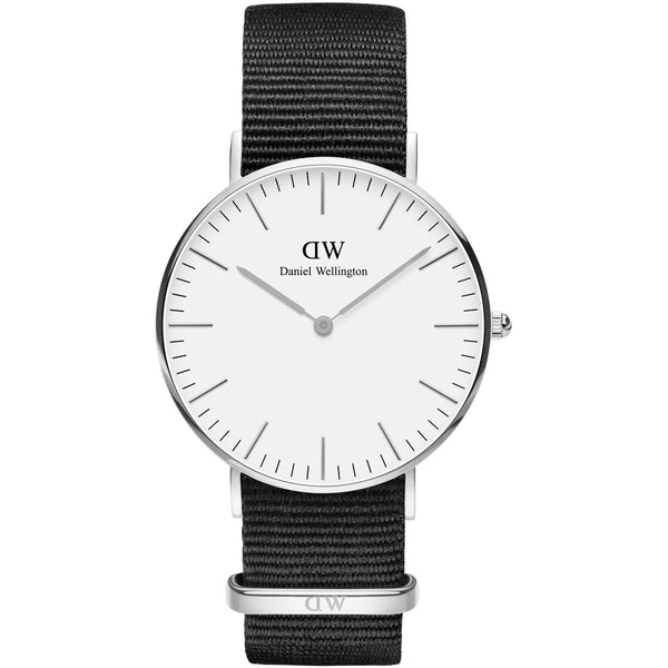 Daniel Wellington White Classic Cornwall 36mm Women's Silver Watch DW00100260 - Kiwi Watches