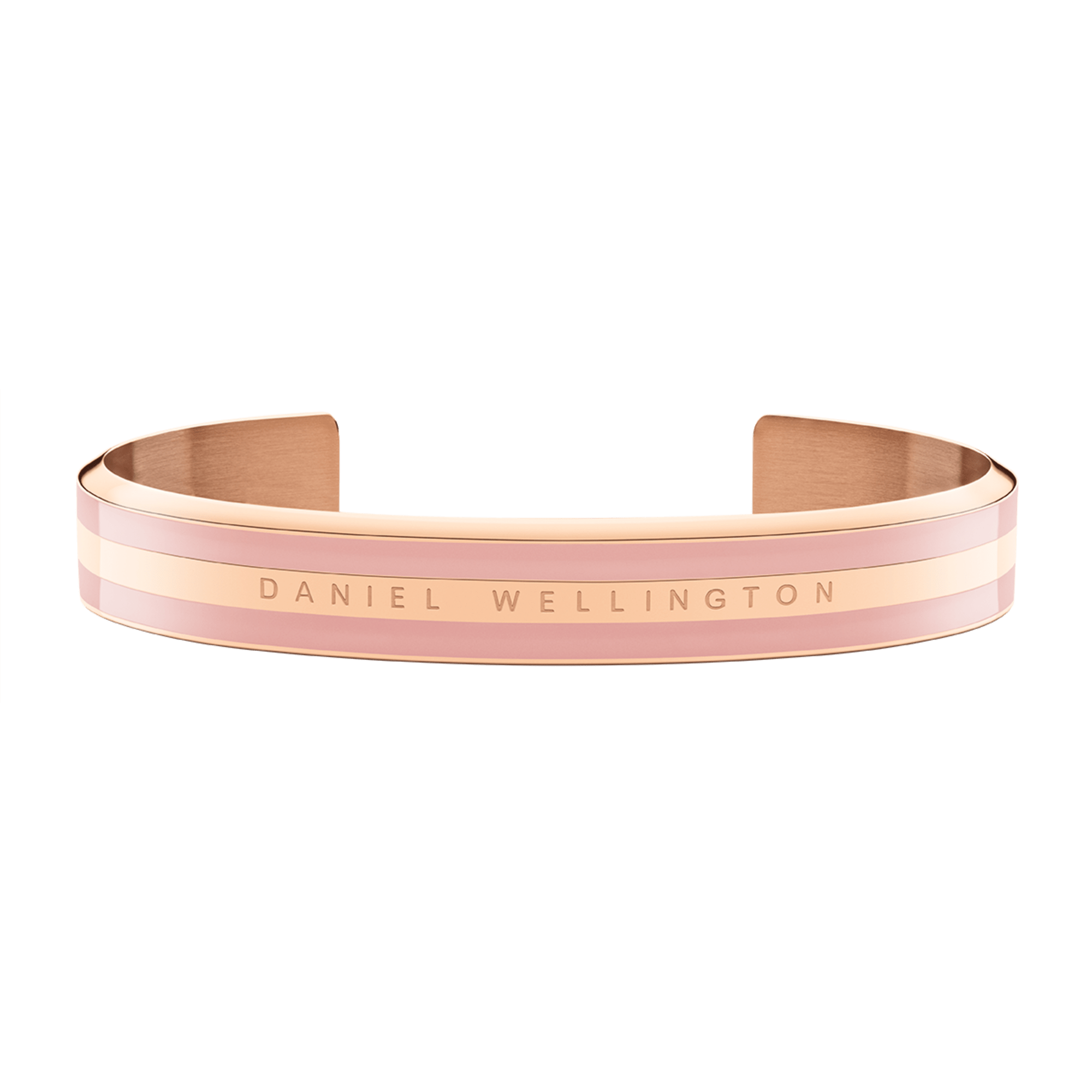 Daniel Wellington Classic bracelet in dusty rose gold with engraved branding
